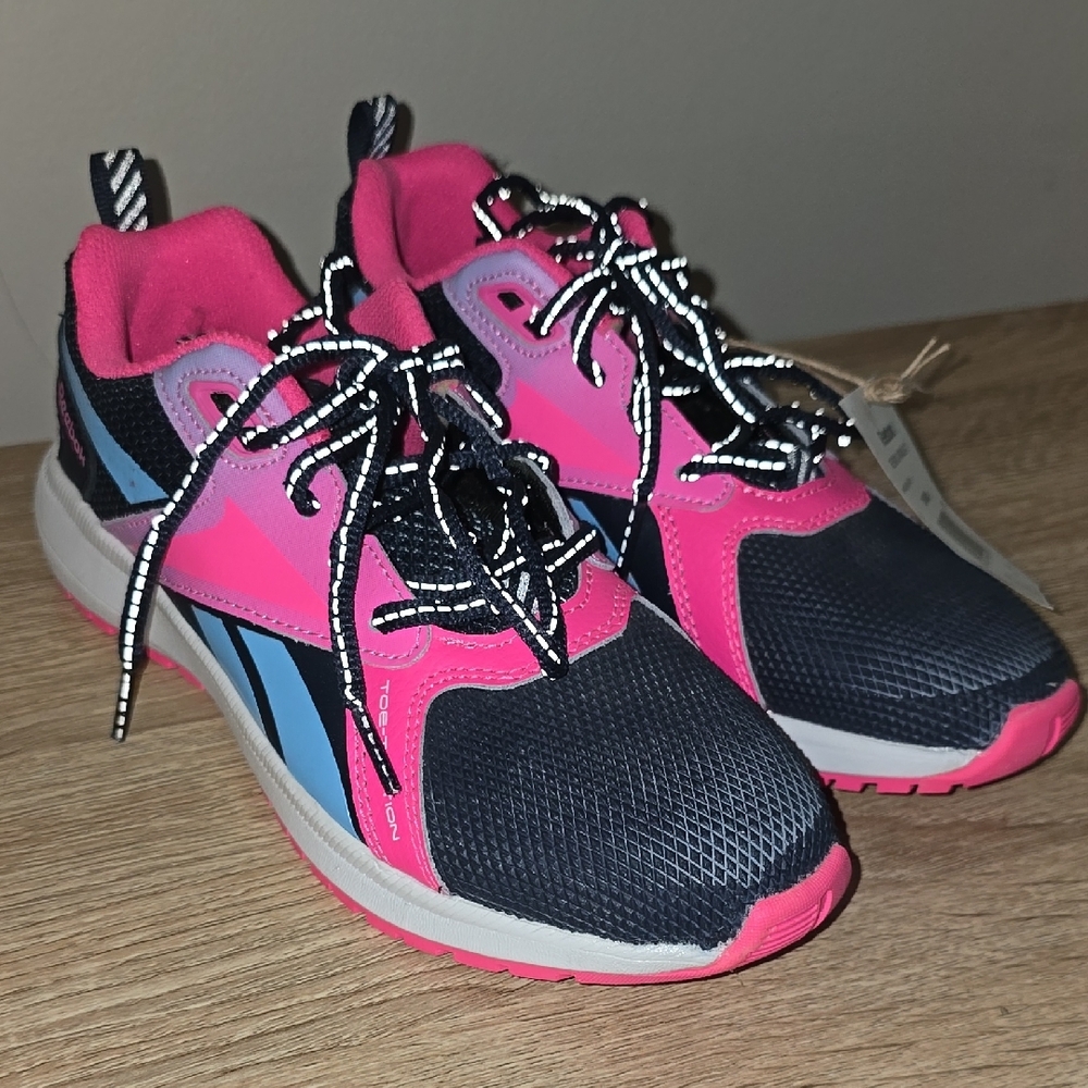 New Reebok Pink and Black Athletic Shoes
